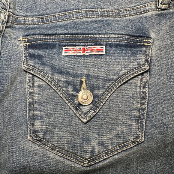 EUC Hudson Women's Blue Straight Leg Jeans Size 4 - Picture 8 of 10